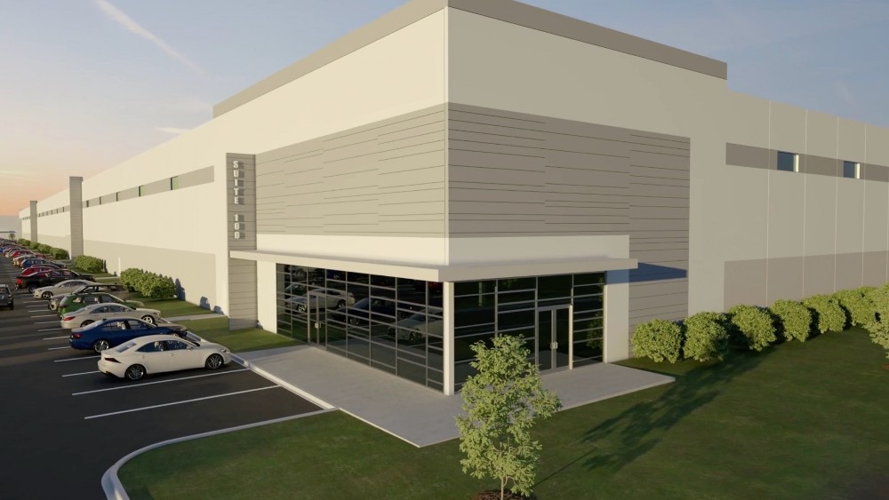 Ground was recently broken on two new buildings at the 803 Industrial Park in West Columbia, with work on a third expected to begin in the second quarter of 2023. (Rendering/Magnus)