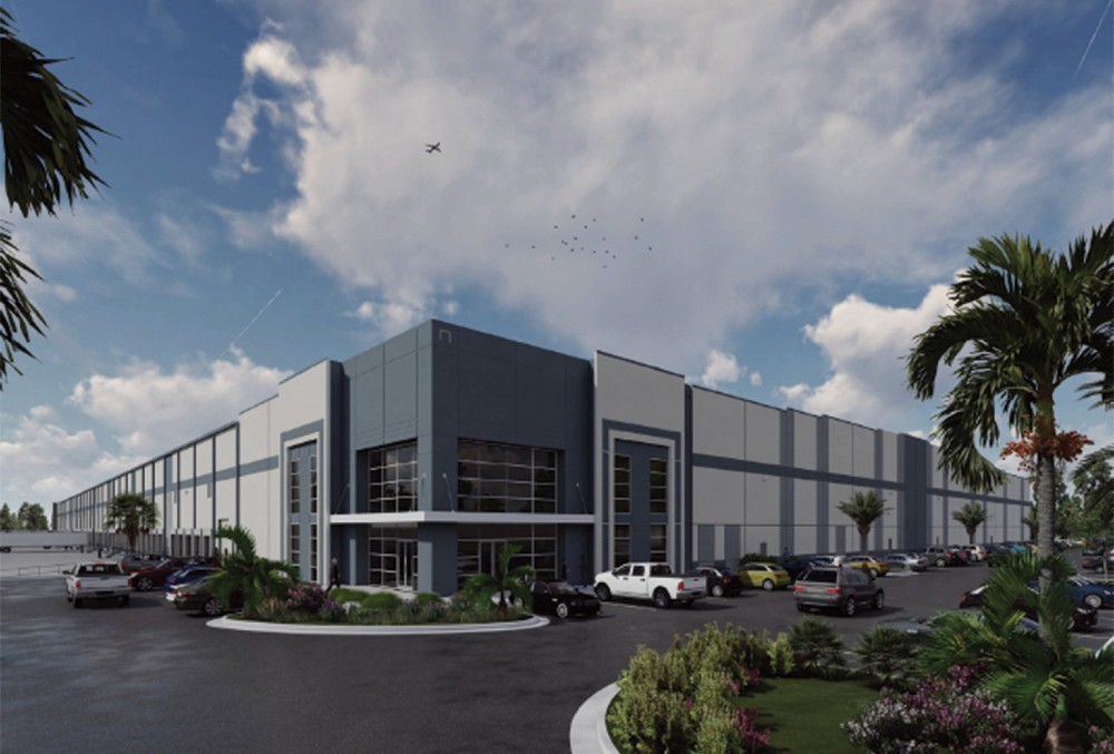A new speculative industrial distribution facility totaling more than 675,000 square feet is planned for the intersection of interstates 26 and 95. (Rendering/Provided)