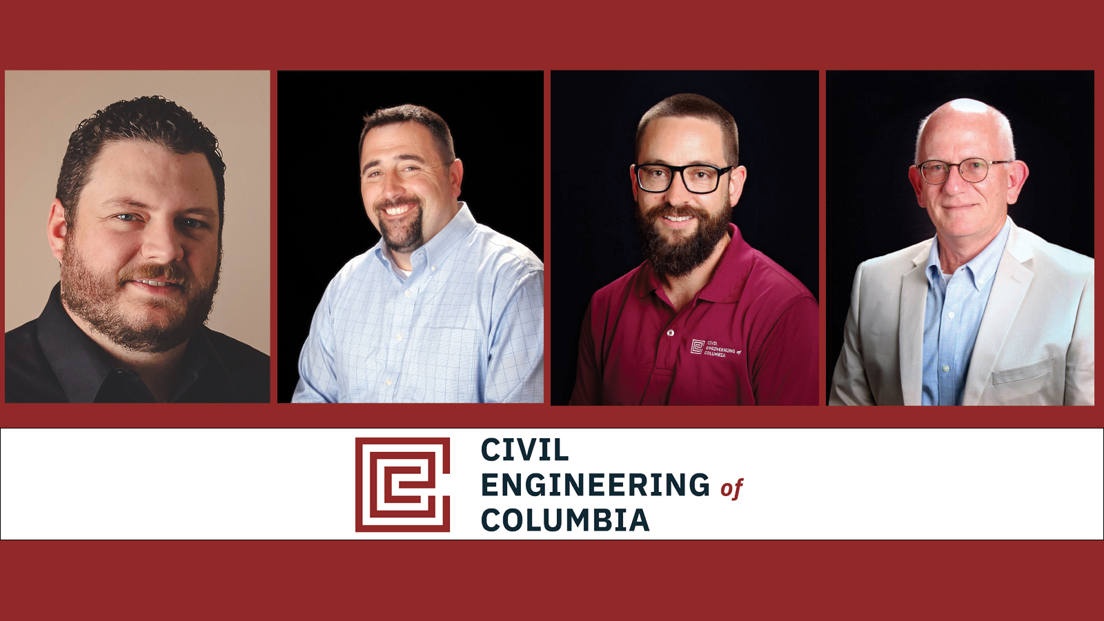 The leadership team at Civil Engineering of Columbia includes (left to right) Allen Goff, Josh Rabon, Clay Walsh and Bill Flowers. (Photo/Provided)
