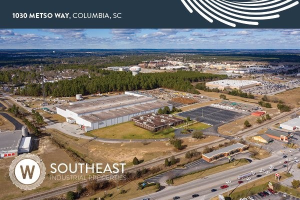 A 239,015-square-foot manufacturing building at 1030 Metso Way in Columbia is one of three industrial properties in the greater Columbia market purchased by Weston Inc. (Photo/Provided) 