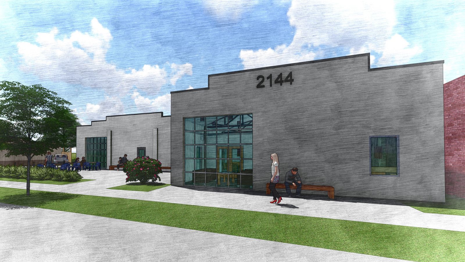 A rendering of the new offices of the Cason Group at 2144 Sumter St. (Image/Provided)