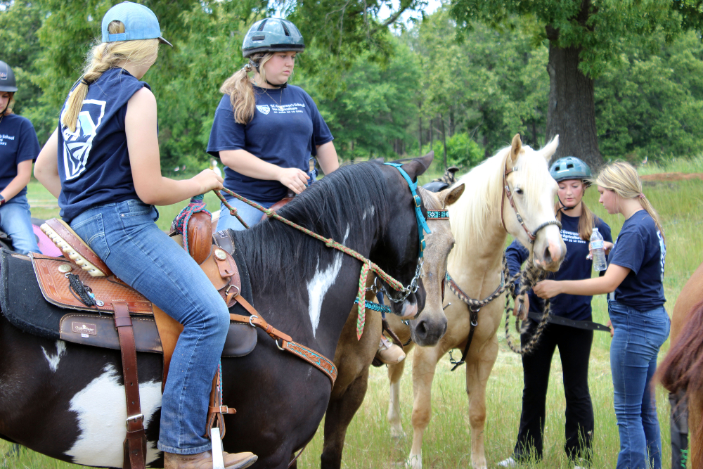 Students at the S.C. Governor's School for Agriculture learn how to take care of horses, board their own horses on campus and regularly take part in competitions. (Photo/Provided)