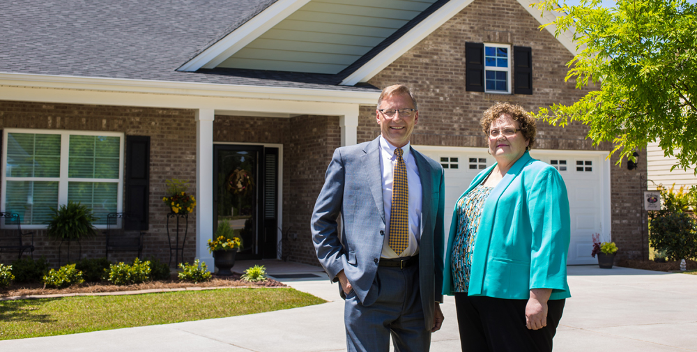 Frank Shepke (left), President and CEO, and Denise Dickinsen, Vice President of Planned Growth and Development, help ensure each resident at Lutheran Homes of South Carolina's five campuses receive the best care possible.