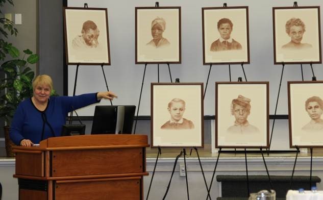 A potrait exhibit by local artist Mary Burkett will be on exhibit at Midland Tech's Harbison campus through March 10 as part of Black History Month. (Photo/Provided)