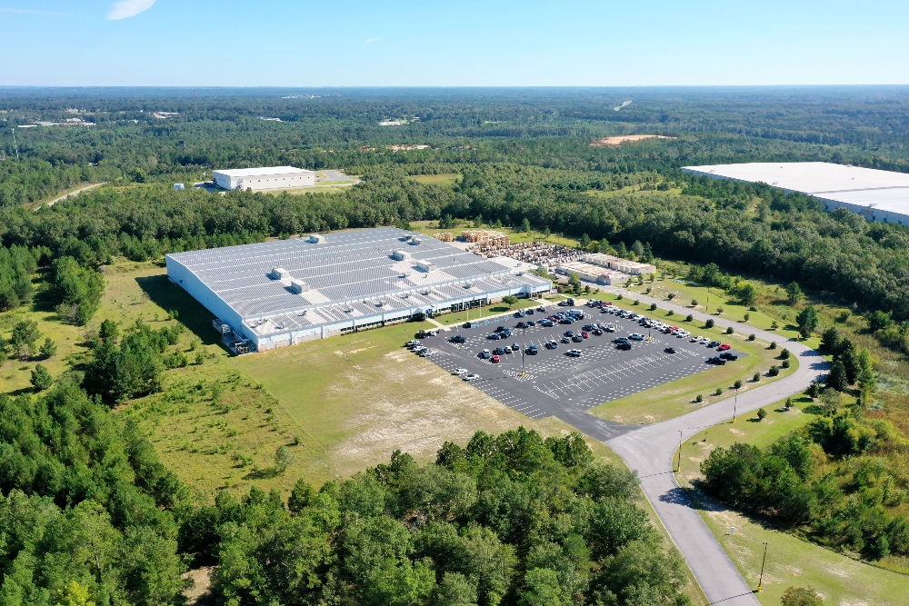 Named after the state tree of South Carolina, the facility, also designated as STL's North American headquarters, symbolizes STL's commitment to the U.S. market, and employs 150 people.