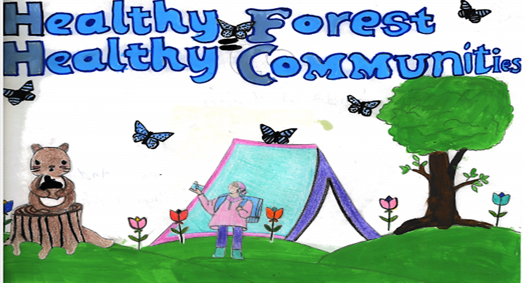 A poster designed by Amiya Anderson, a fourth-grade student at Bethel-Hanberry Elementary, won first place in the fourth-sixth grade category of the county's Youth Conservation Poster Contest. (Photo/Provided)