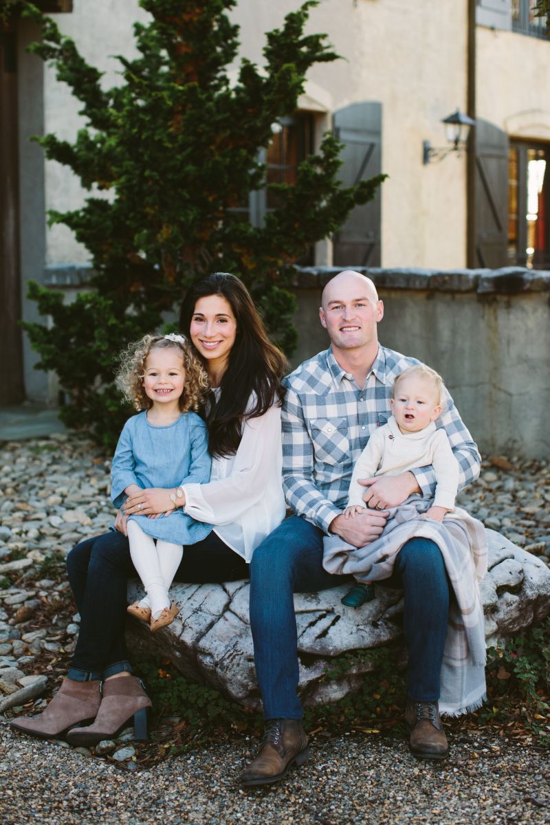 Connor Shaw and family. The former USC quarterback has joined Colonial Life. (Photo/Provided)