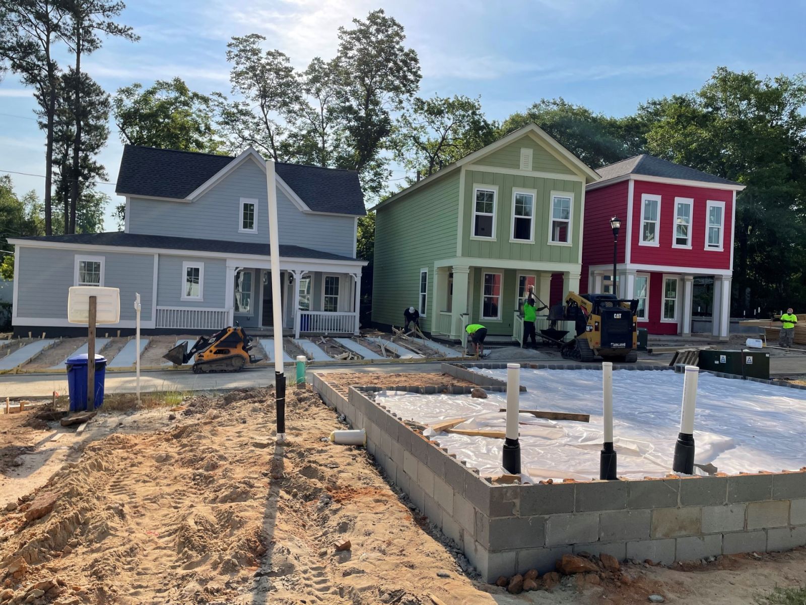 Five of 15 Phase II lots are under construction and expected to be ready for occupancy in July, according to the developers. All 11 Phase I homes in the 34-home development in West Columbia's River District are under contract or have been sold.  (Photo/Provided)
