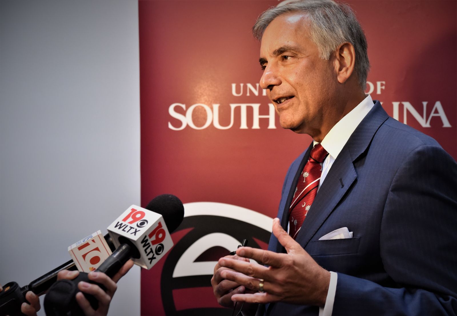 Harris Pastides is retiring after 10 years as president of the University of South Carolina. The process of finding his successor has not been a smooth one. (Photo/File)