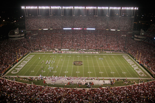 Experience Columbia SC is teaming up with Cities of the SEC to promote regional tourism in locations in the conference's footprint. Columbia is home to Williams-Brice Stadium and the South Carolina Gamecocks. (Photo/File)