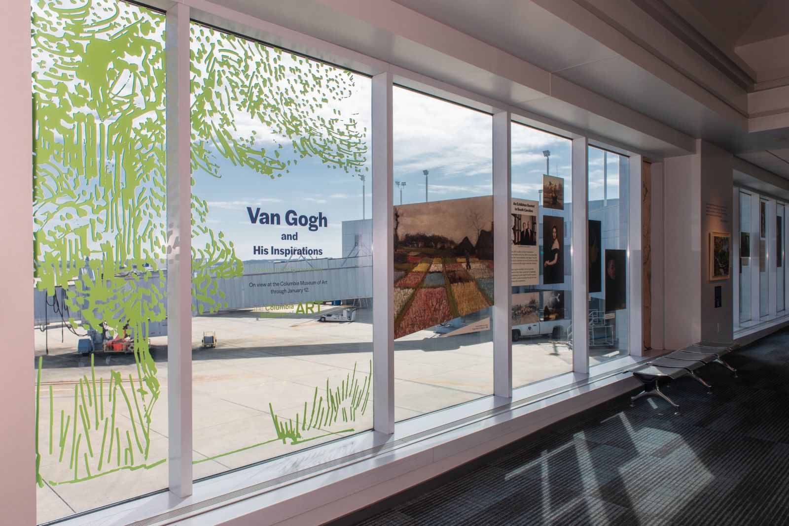 A pop-up van Gogh exhibition will greet CAE passengers until Jan. 12, 2020. (Photo/Provided)