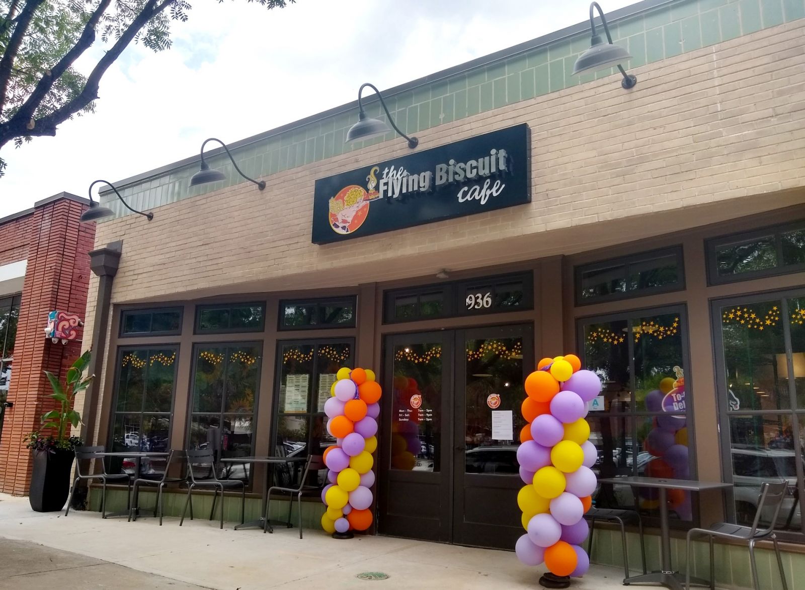 The Flying Biscuit Cafe celebrated its grand opening in Five Points on Monday. (Photo/Christina Lee Knauss)