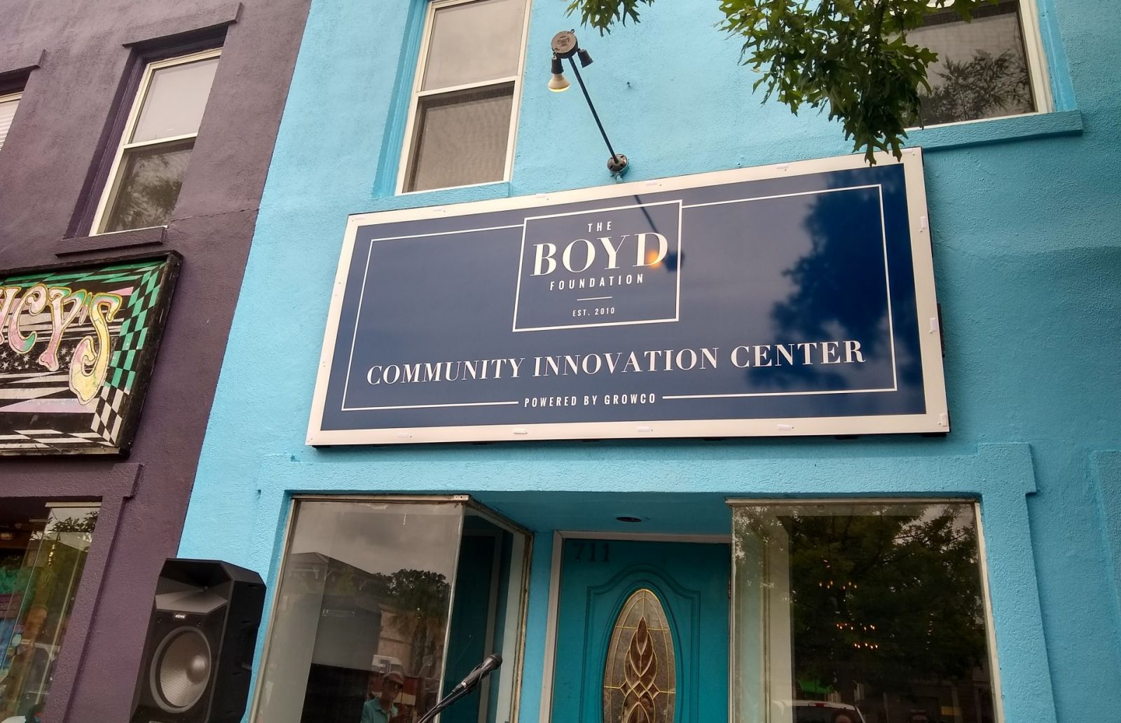 The Boyd Foundation Community Innovation Center at 711 Saluda Ave. in Five Points aims to lure high-tech startups to Columbia. (Photo/Christina Lee Knauss)