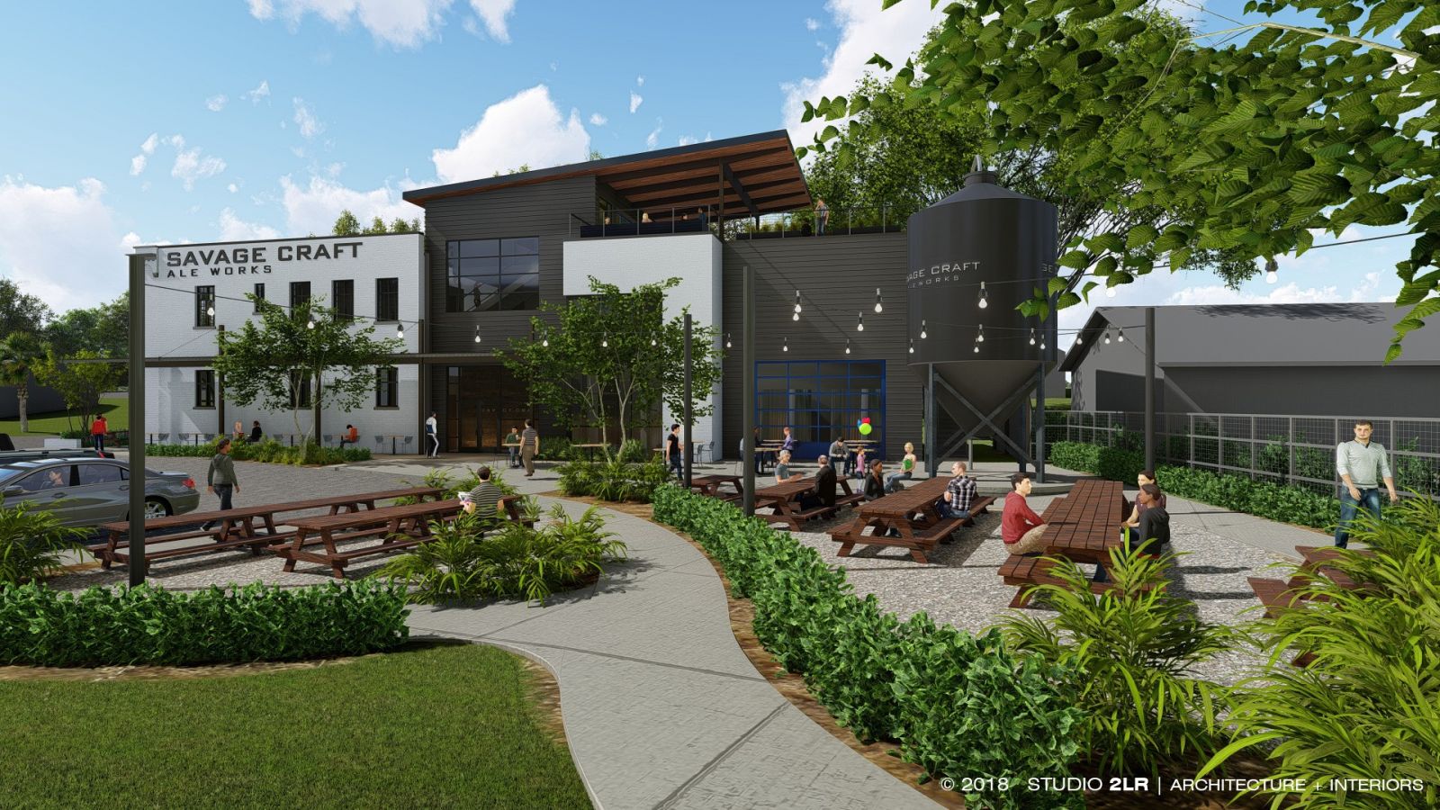 Savage Craft Brewery is slated to open in West Columbia by summer 2019. (Rendering/Provided)