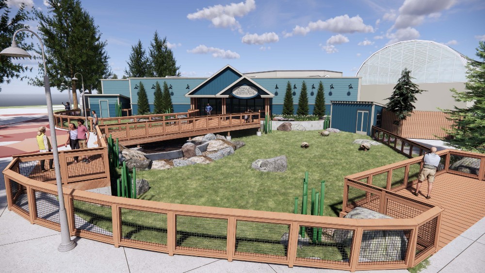 The Darnall W. and Susan F. Boyd Aquarium and Reptile Conservation Center will open March 2 at Riverbanks Zoo and Garden in Columbia. (Rendering/Provided)