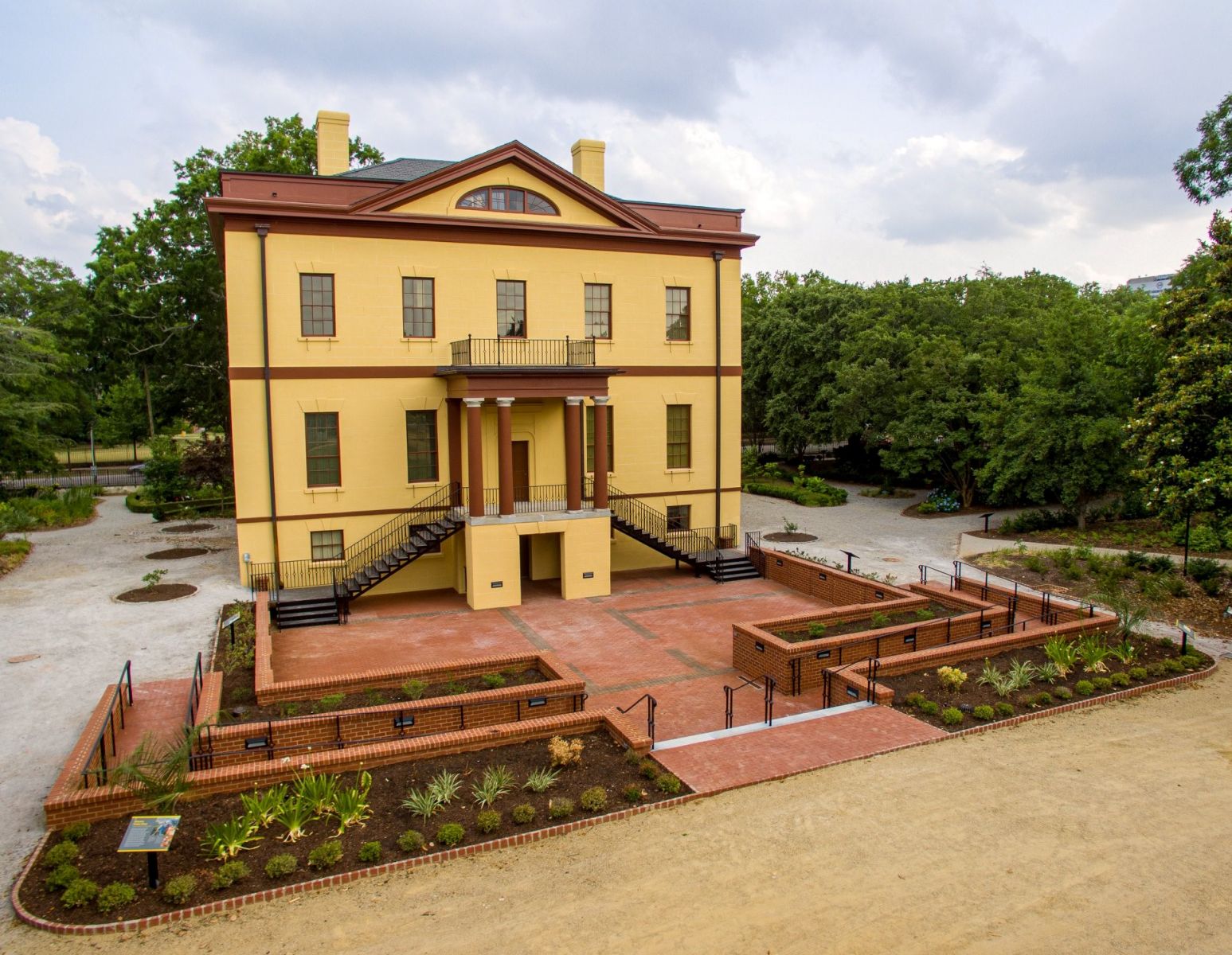 The third phase of renovations to the Hampton-Preston Mansion and Gardens excavated an original basement for new event space. (Photo/Historic Columbia)
