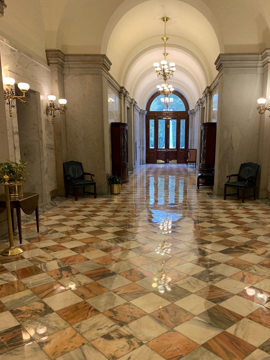 Mashburn Construction led a project to restore 19,000 square feet of tile at the S.C. Statehouse. (Photo/Provided)
