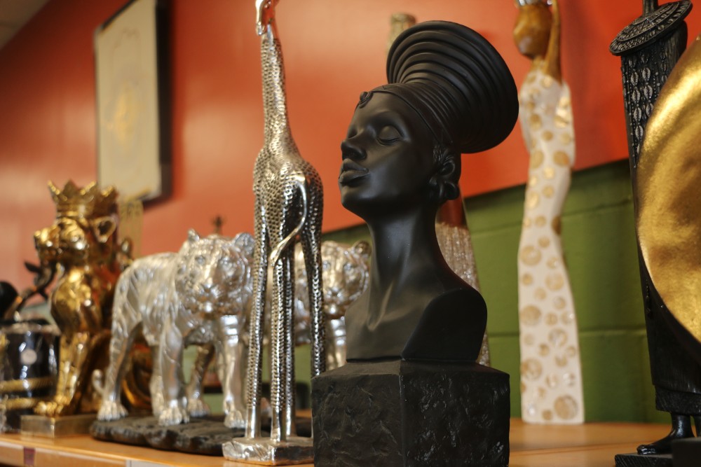 African artwork, clothing and jewelry is among many items available at the new location of House of Hathor, in Northside Plaza at 6319 N. Main St., Columbia. (Photo/City of Columbia)