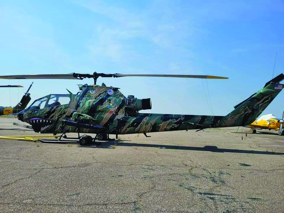 The Maggie 1980 is an AH-1F Cobra Attack helicopter that is owned by the Celebrate Freedom Foudation and travels to schools as part of the organization's STEM education program. The initiative is one of several in SC designed to spark interest in careers in the aviation industry. (Photo/Provided)