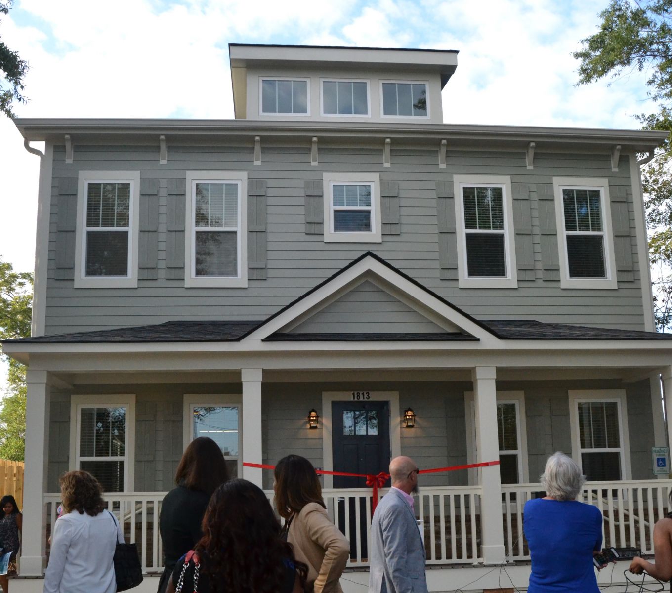 A new house at 1813 Washington St. will serve as transition housing for 10 area young men experiencing or at risk of homelessness. (Photo/Travis Boland)