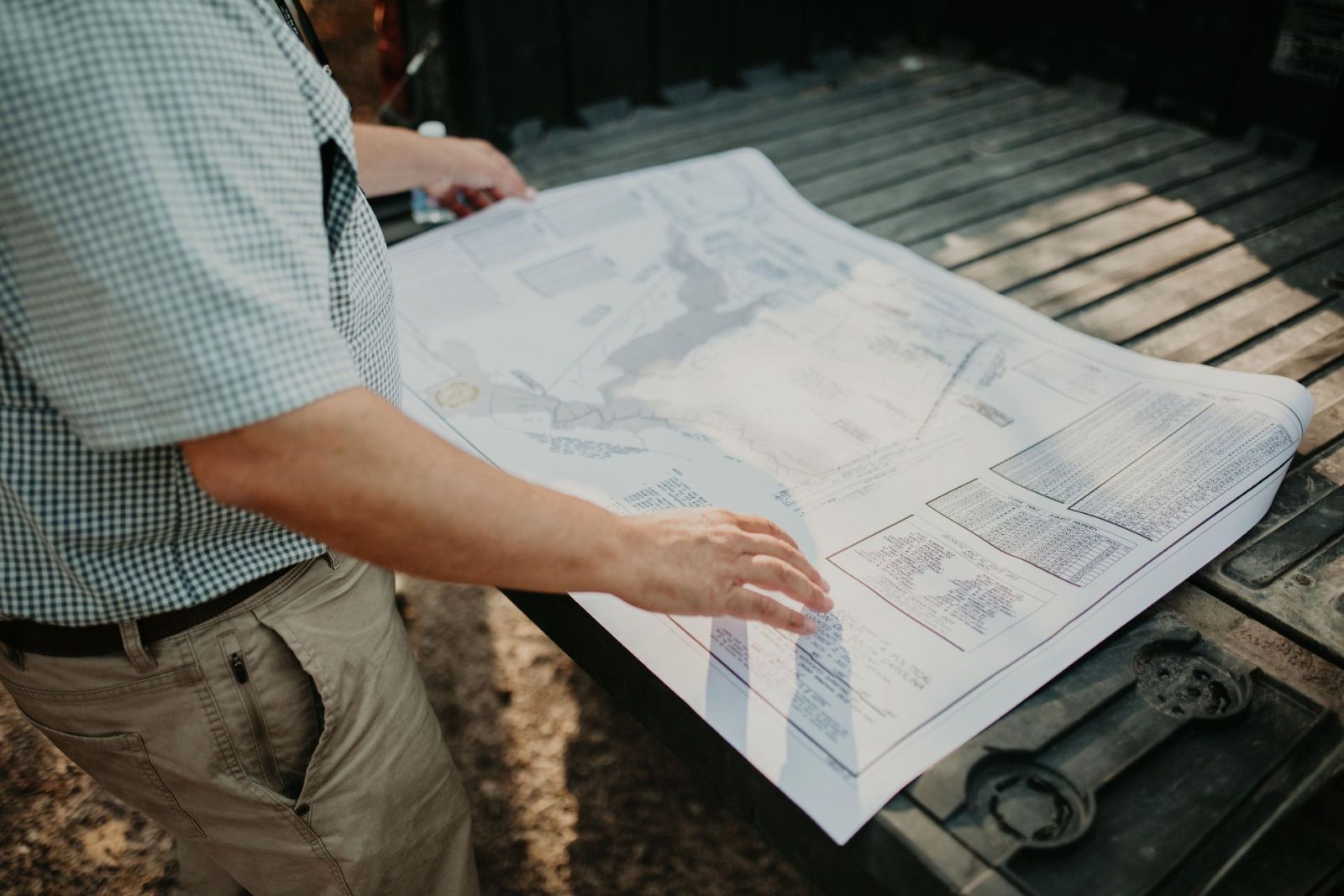The Millikens' process includes detailed research of each piece of property known as a Milliken Map Study, which includes aerial views, topography and soil maps, and wetlands indicators. (Photo/Ashley Wright for NAI Columbia)