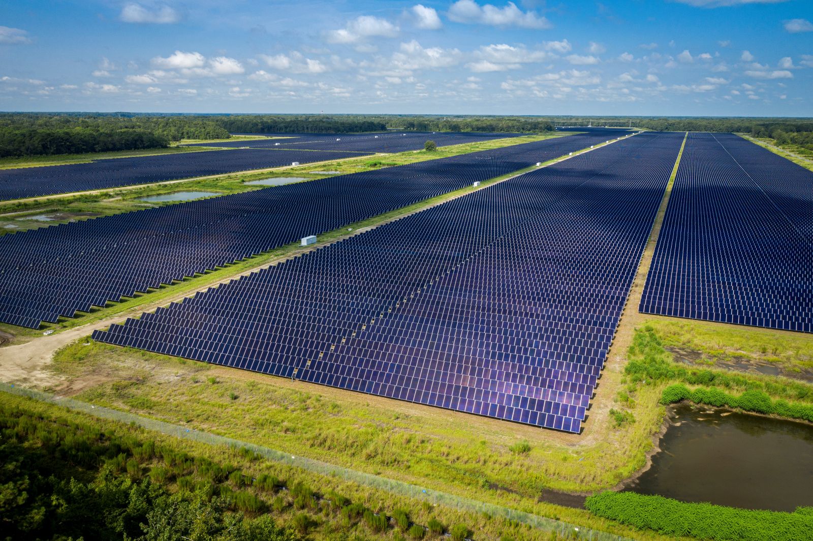The Seabrook Solar Farm in Beaufort is a 72-megawatt solar production facility owned by Dominion Energy. (Photo/Provided)
