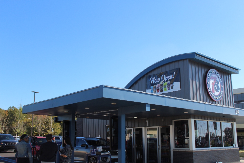 National coffee concept 7 Brew recently opened its first Columbia store at 7234 Garners Ferry Road. (Photo/7 Brew)