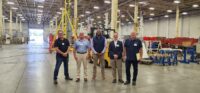 A Savannah River Nuclear Solutions (SRNS) Supplier Technical Assessment and Validation (STAV) team with a Manufacturing Extension Partnership (MEP) team during a STAV manufacturing facility review. (Photo/National Nuclear Security Administration and Savannah River Nuclear Solutions)