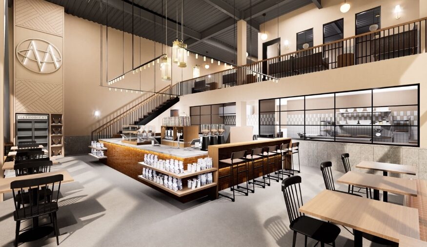 Methodical Coffee will be located at 2149 Pickens St. in downtown Columbia and will be Methodical's two-story flagship café. (Rendering/Project Plus Architects