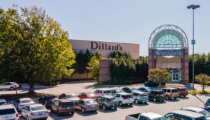 SVN Blackstream, in collaboration with SVN Second Story, headquartered in Chattanooga, Tenn., and San Diego-based SVN Vanguard, have sold WestGate Mall in Spartanburg to Namdar Realty Group, a commercial real estate investment and management firm based in New York for over $15 million. (Photo/SVN Blackstream)